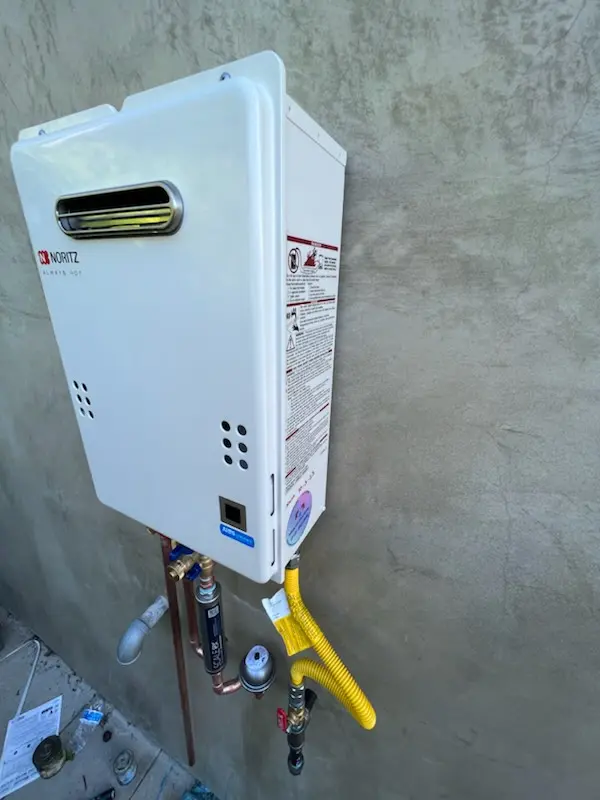 Tankless water heater installation for Fabyan homes
